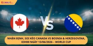Nhận định, soi kèo Canada vs Bosnia & Herzegovina