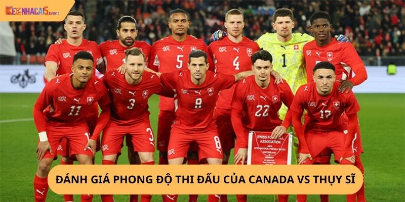 Nhận định, soi kèo Canada vs Thụy Sĩ