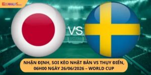 Nhận định, soi kèo Nhật Bản vs Thụy Điển